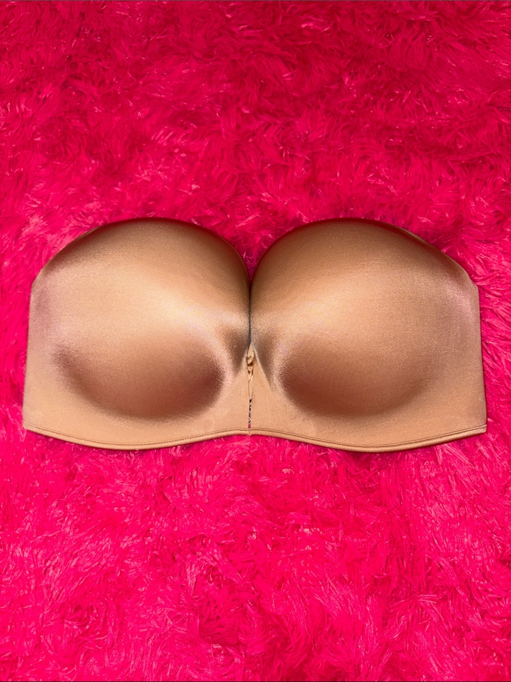 Victoria's Secret Bombshell Smooth Strapless Bra in Tan